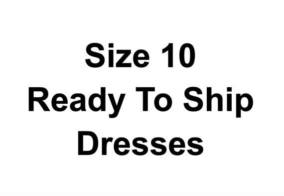 Ready to Ship- Size 10- Modest Handmade Dress...