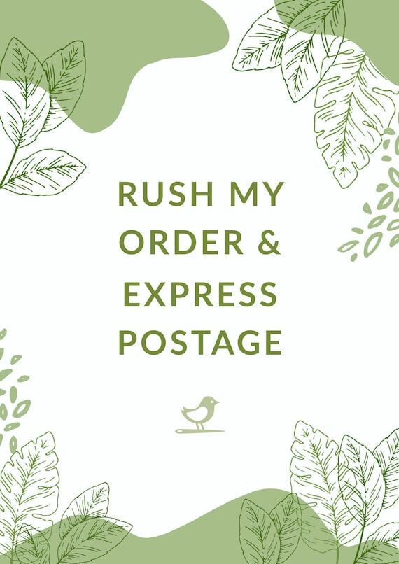 Rush My Order & Express Postage from Skorduli...