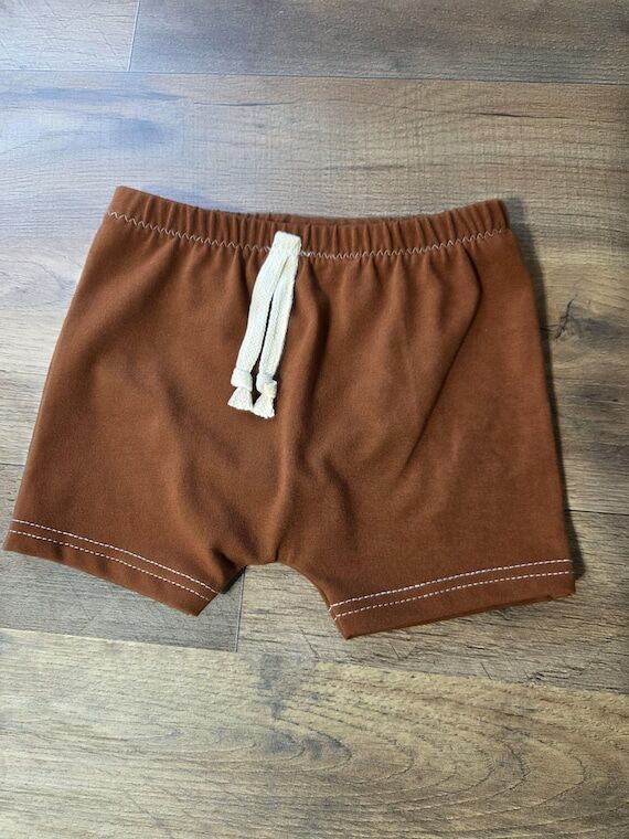 Toddler Shorts, Neutral Baby Shorts, Cotton L...