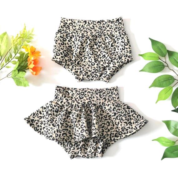 Handmade Animal Print Baby Bloomers | Skirted...