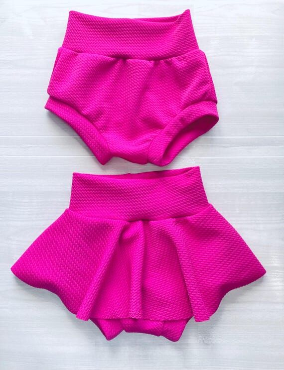 Raspberry Pink High-Waisted Baby Bummies | Ho...