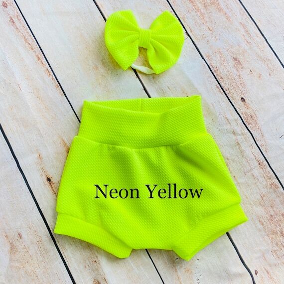 Neon High Waisted Baby Bummies | Summer Bloom...