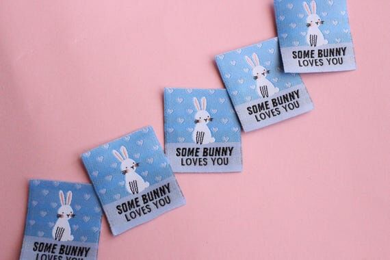 Bunny Woven Sewing Labels – Pack of 5 Baby ...