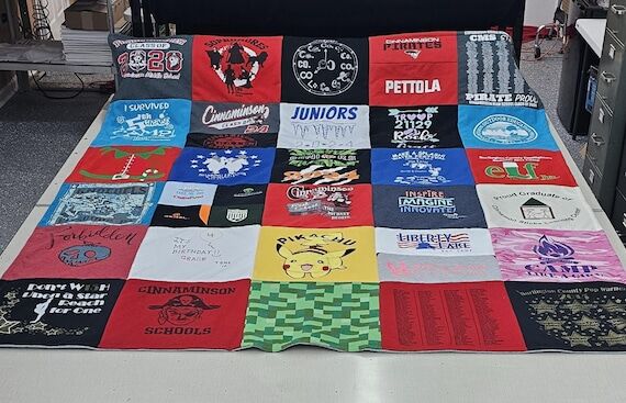 Custom Blankets made from tshirts, sweaters, ...