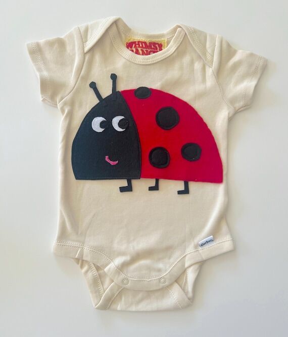 Lucky Ladybug Romer Hand-Appliqued Plush Flee...