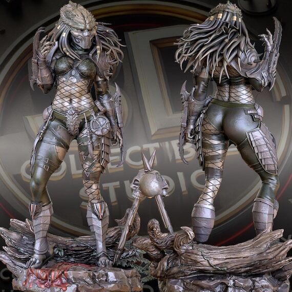 Galactic Trophy Huntress Custom 3D Printed St...