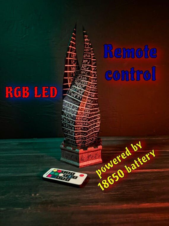 Dead Space Marker, RGB LED, Glowing Obelisk, ...