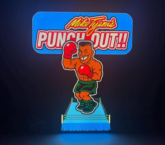 Mike Tyson's Punchout!! LED Lighted Sign with...