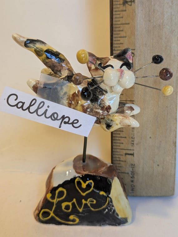 High Flying Calliope Calico Cat Handmade Whim...