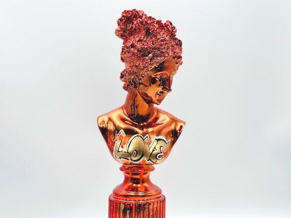 Venus Statue | Chrome Graffiti Neon Art | Han...