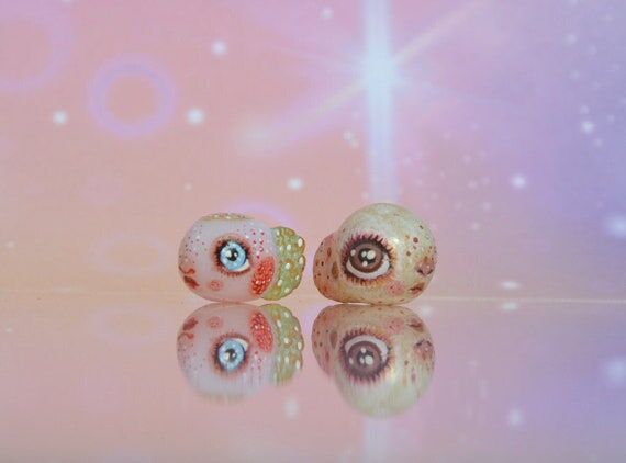 Handmade Polymer Clay Fish Figurines, Totem C...