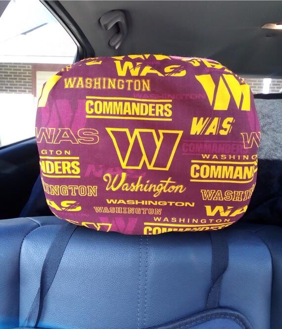 Washington Commanders Cotton Car Headrest Cov...