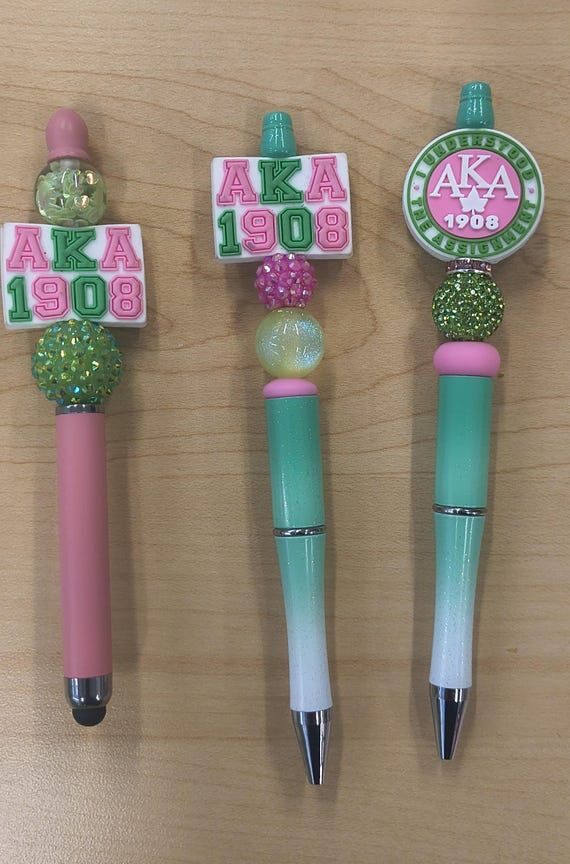 AKA Sorority Handmade Pen...