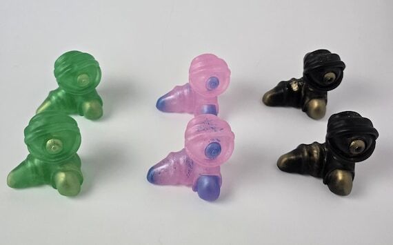 Handmade Mutated Bookworm Buddy, Epoxy Resin...
