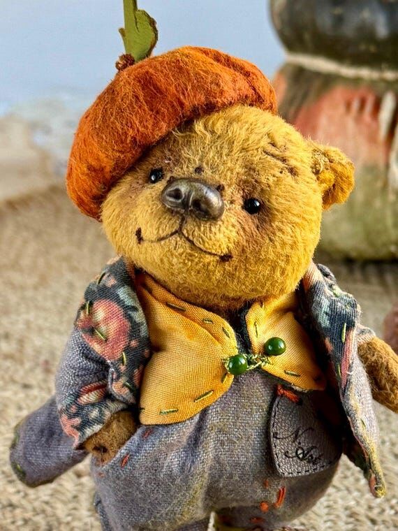 Mini Teddy Bear 10 cm • OOAK Artist Bear ...