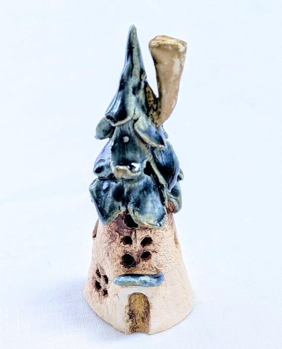 Pottery Fairy House Tower: Miniature Whimsica...