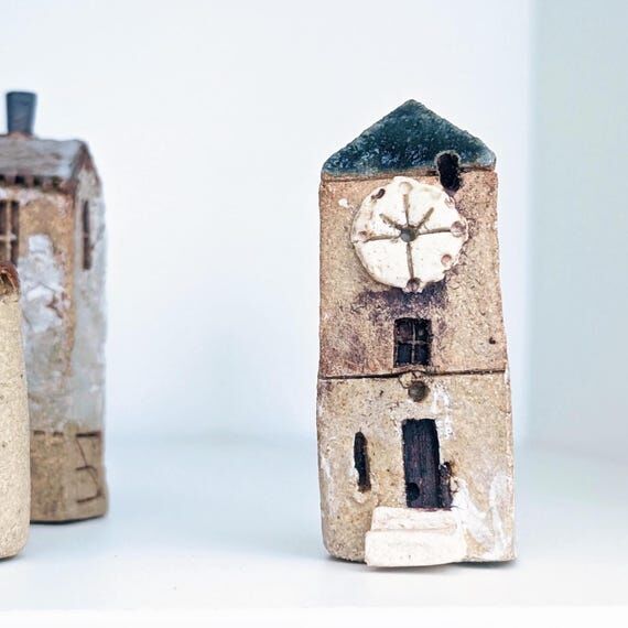 Miniature Ceramic Houses – Cottages Figurin...