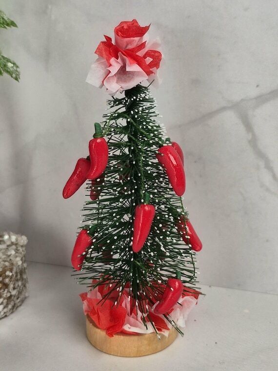 Handmade Chili Christmas Tree | Southwestern ...
