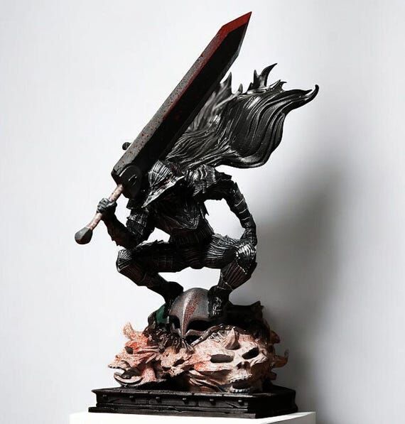 Berserk Guts Figure – Handmade Black Swords...