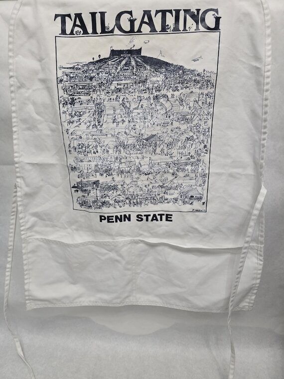 Vintage 90s Penn State Cartoon College Footba...