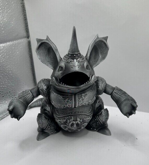 6 inch Silver Nidoking Statue, Nidoking decor...