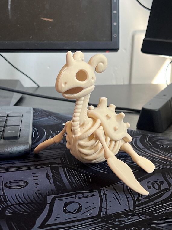 3D Printed Lapras Fossil Figure – Handmade ...