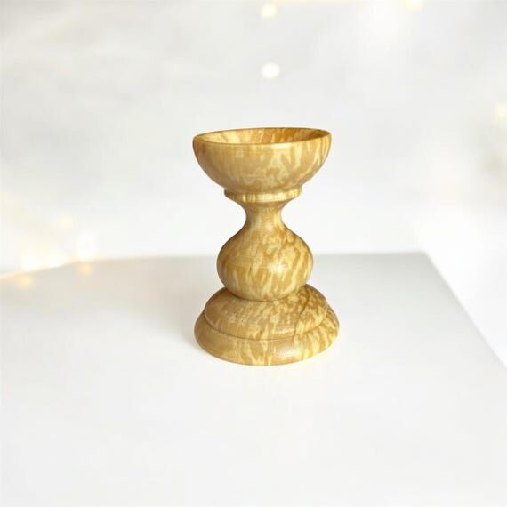 Wooden Pysanka Egg Stand, Handmade Wood Displ...