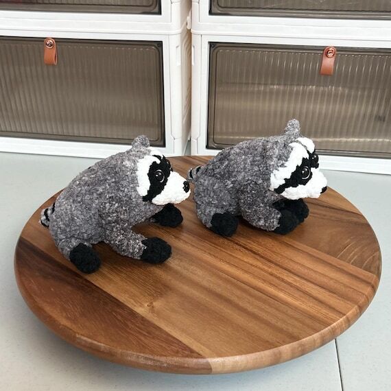 Jimothy Raccoon Crochet Plush...