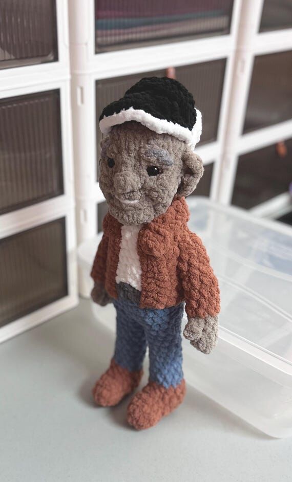 XL Custom Crochet Doll: Handmade Plush Look-A...