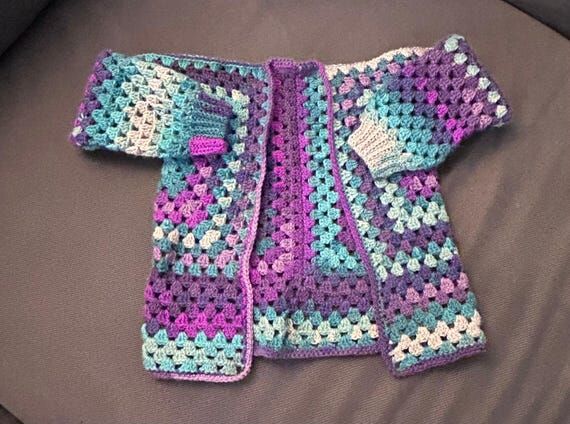 Crochet Hexagon Cardigan: Handmade Children's...