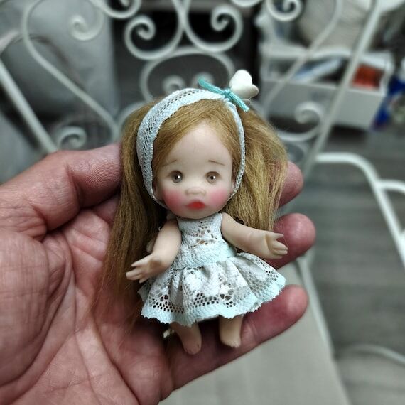 Handcrafted Doll “Clarita 01/04, La Travies...