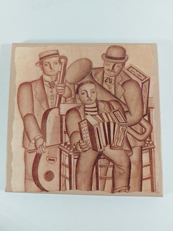 Fernand Léger's The 3 Musicians - Tiles Triv...