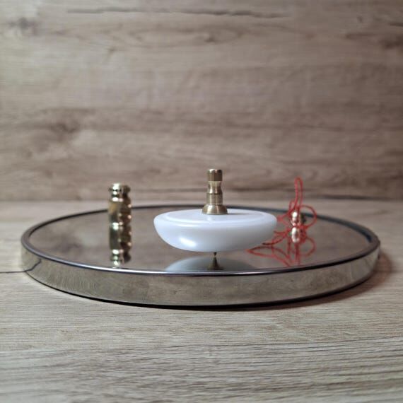 Brass Spinning Top, Spin top, EDC, Spinning C...