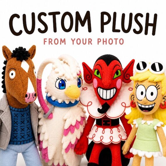 Custom Plush Doll, Personalized Plushie, Cust...