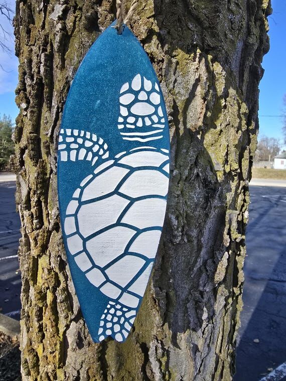 Epoxy Resin Turtle Wall Decor: Beachy Vibe Wa...