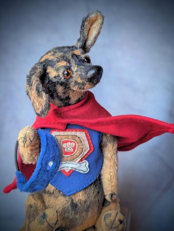 Handmade Dachshund Art Doll – OOAK...