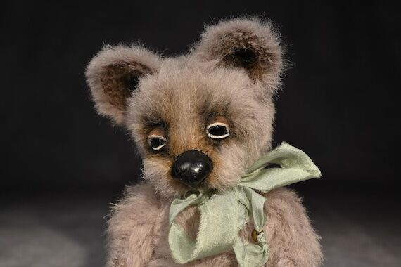 Handmade Alpaca Teddy Bear: Collectible Artis...