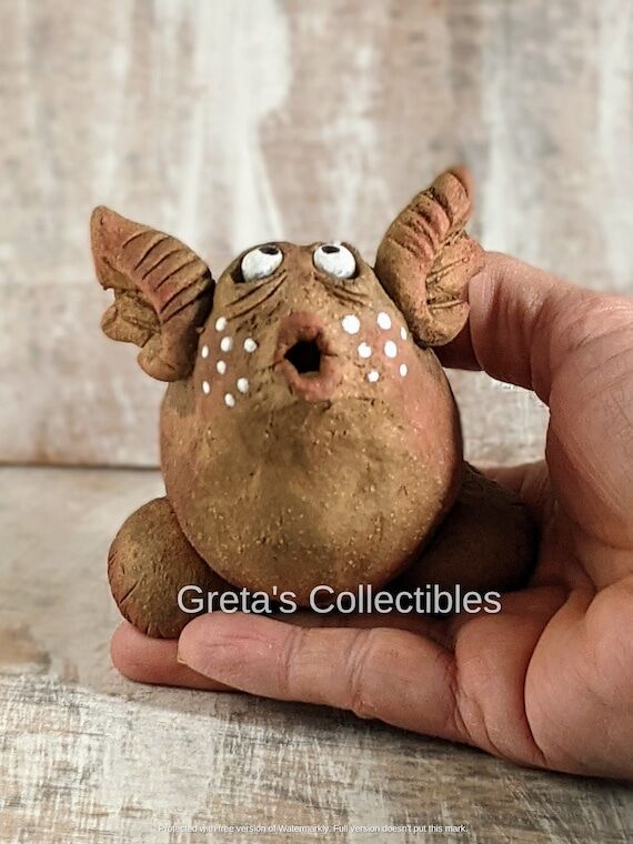 Mini Monster, OOAK, Micro Mini Monster, Ceram...