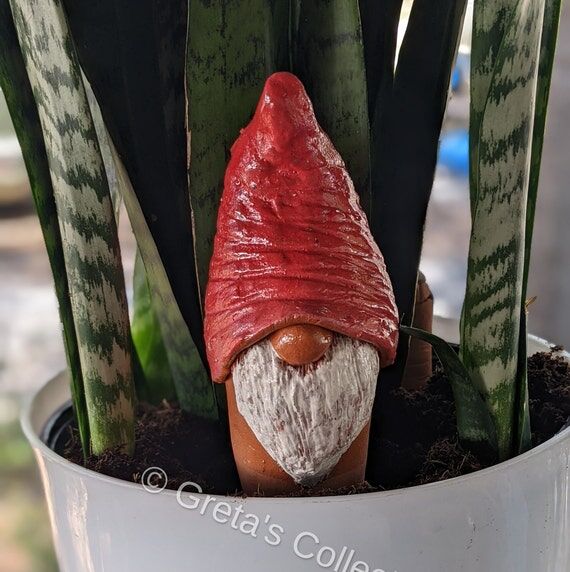 Gnome Watering Spike, Olla self watering syst...