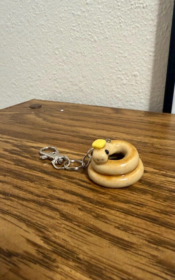 Pancake Snake Keychain...