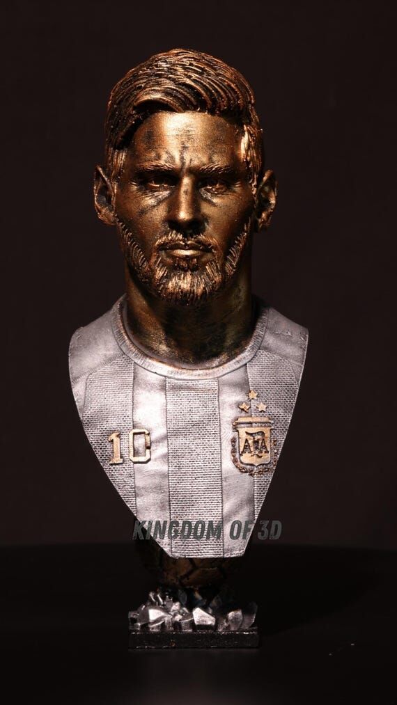GOAT Football Player Figure, Soccer Legend St...