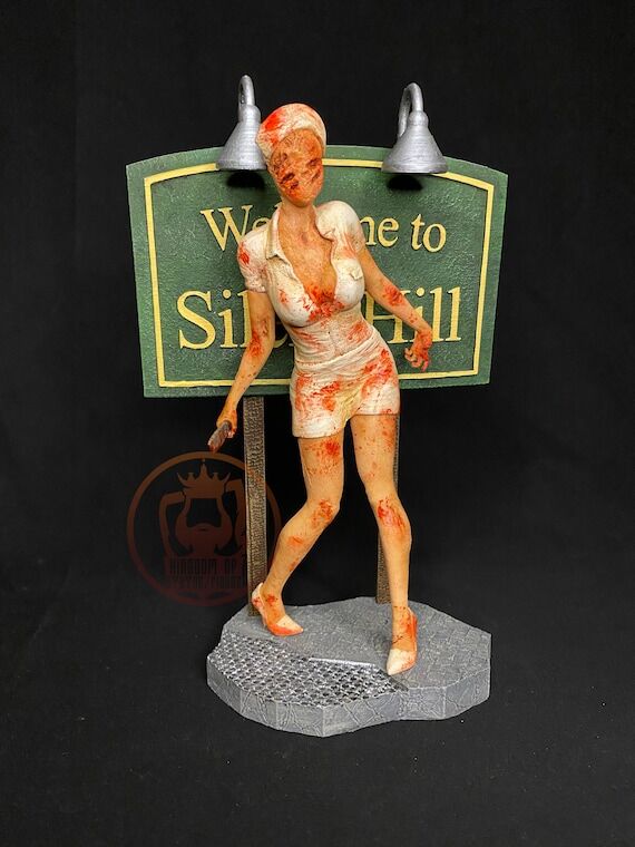 Silent Hill Statue, Nurse Figurines, Video Ga...