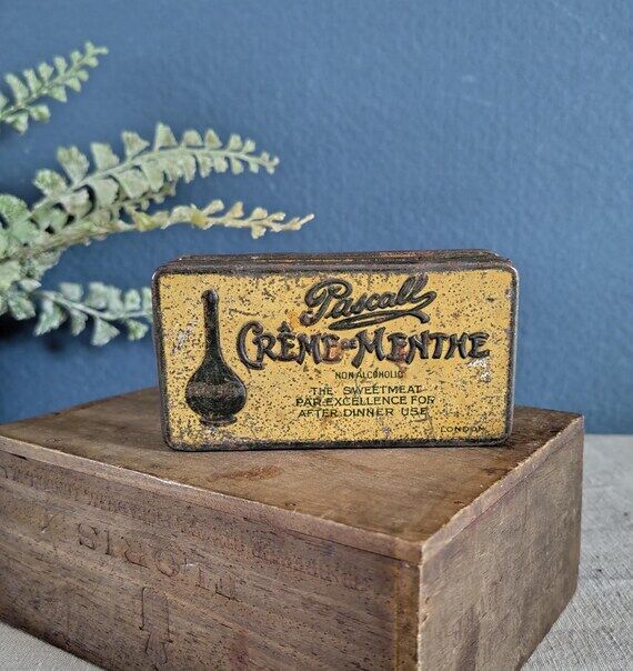 Vintage 1940s Pascall Creme De Menthe Adverti...