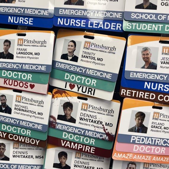 The Pitt Deluxe ID Badges | Photo Card Sticke...