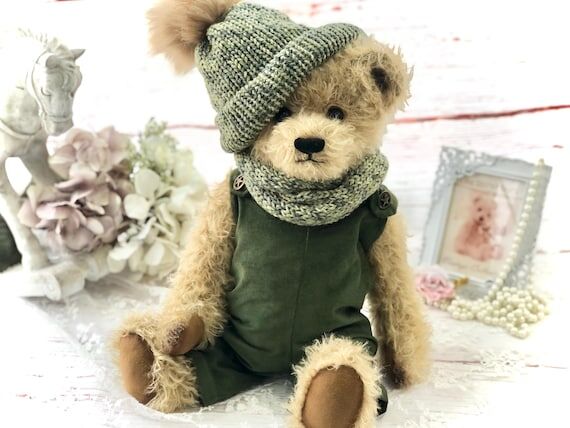 Large Artist Mohair Bear - "Ernest"...