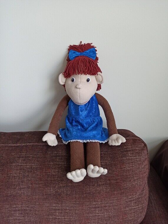 Handmade Plush Monkey Rag Doll, 24 inch Stuff...