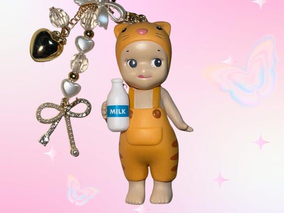 Sonny Angel Handmade Keychain – red tabby H...