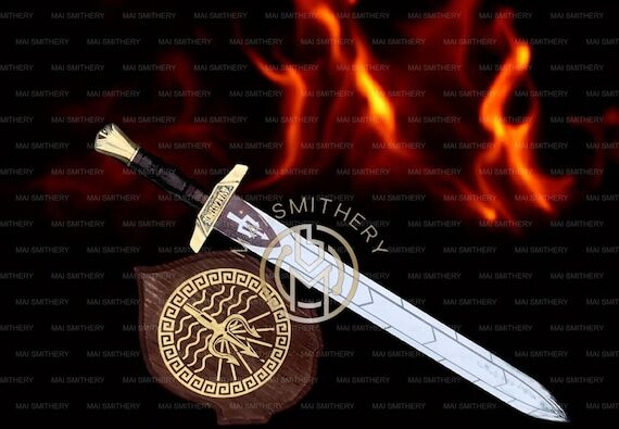 Handmade Percy Jackson Riptide Sword Replica:...