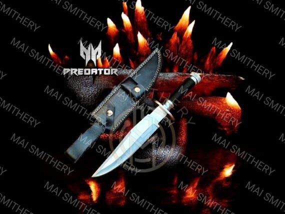Handmade Predator Movie Knife: Jack Crain Rep...