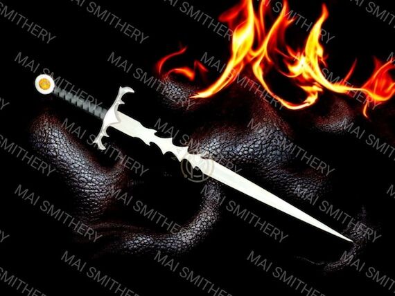 Handmade Wheel of Time Fantasy Blade with She...